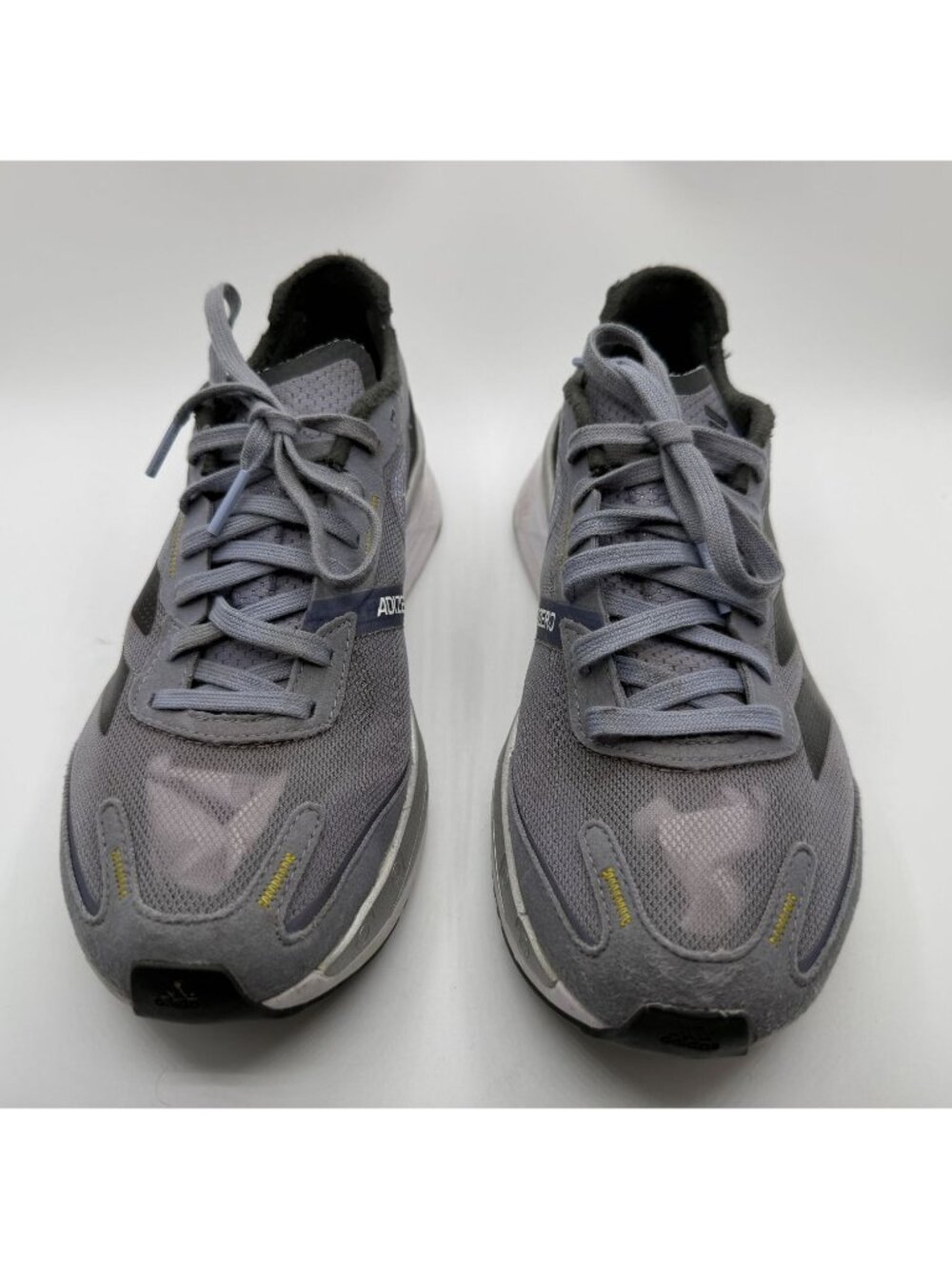 Adidas Adizero Boston 11 Running Sneakers Women's Size 7.5 Silver Violet/Black - Picture 2 of 16